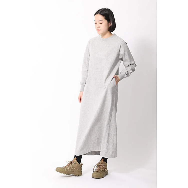 Recycled Cotton Long Sleeve Dress - Image 18