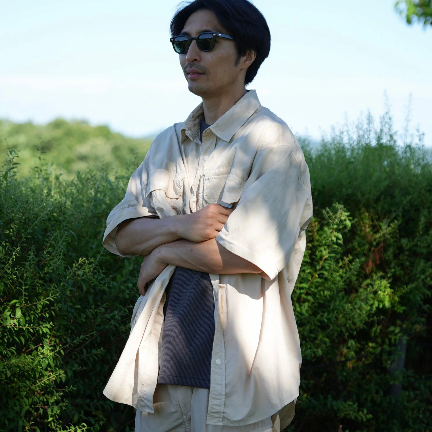 Garment Dyed Convertible Shirt - Image 21