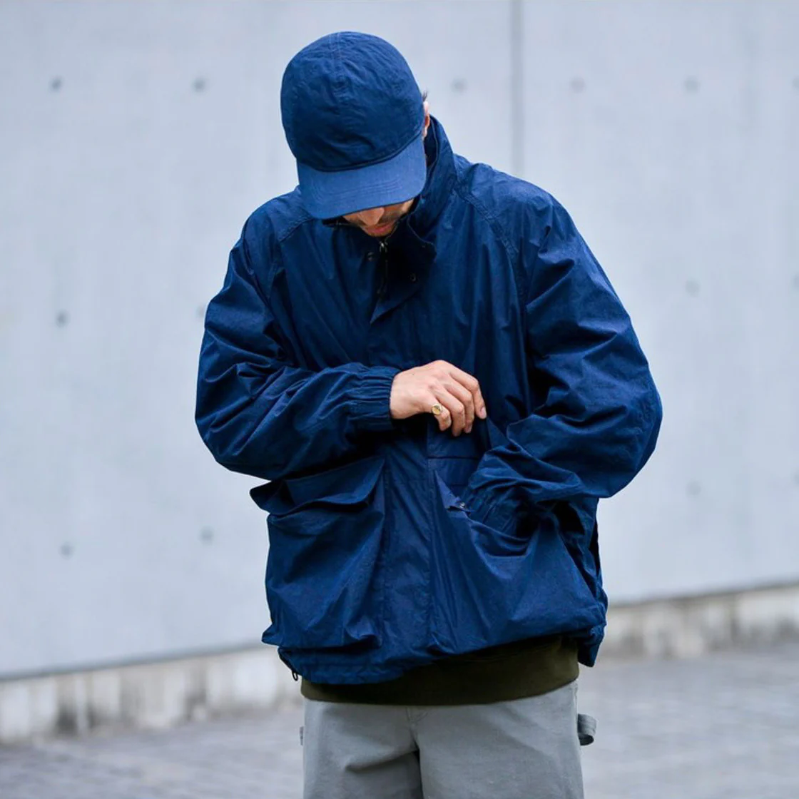Indigo C/N Anorak - Image 5
