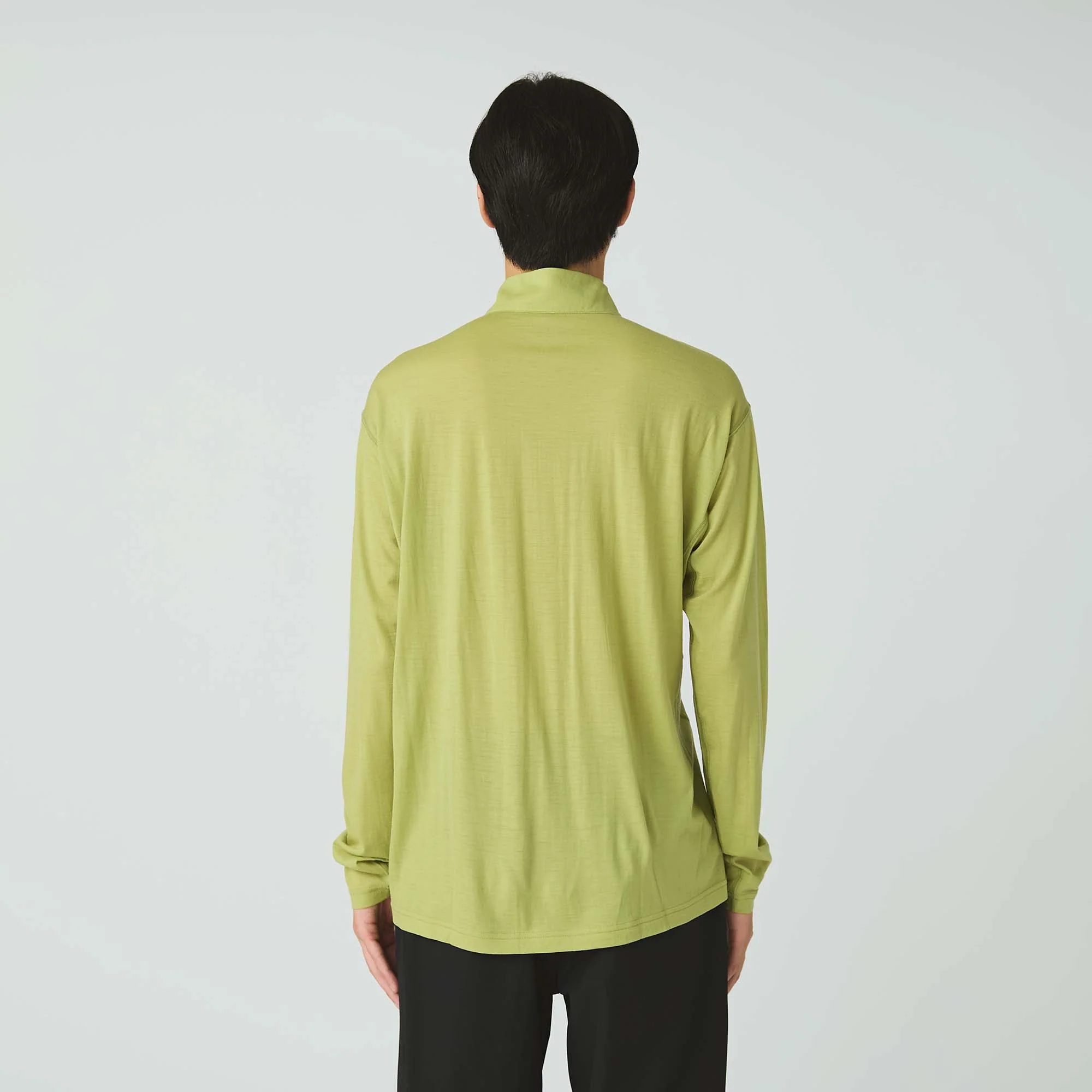 Merino Wool Half Zip Pullover - Image 7