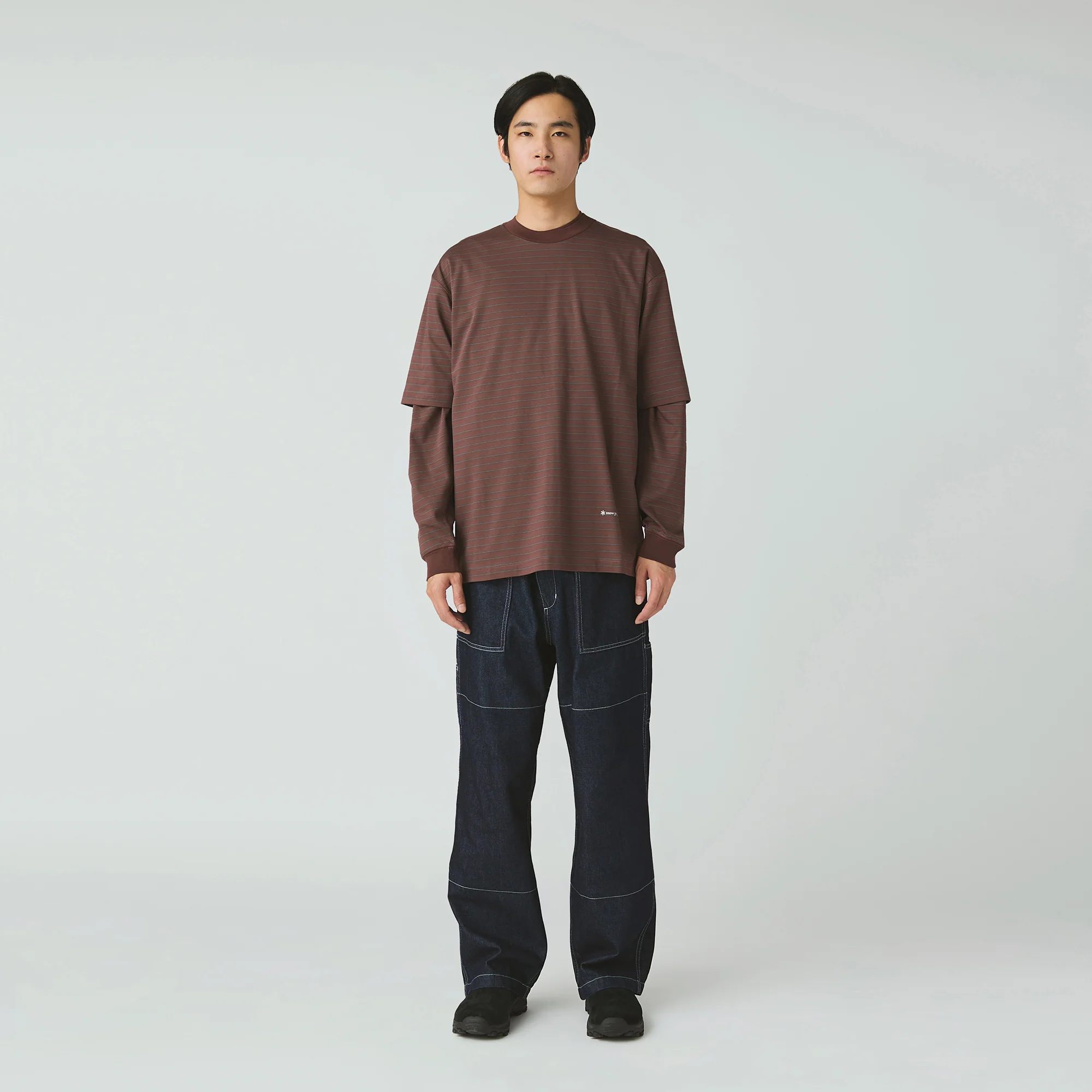 Organic Cotton Mercerized Border T-Shirt - Image 3