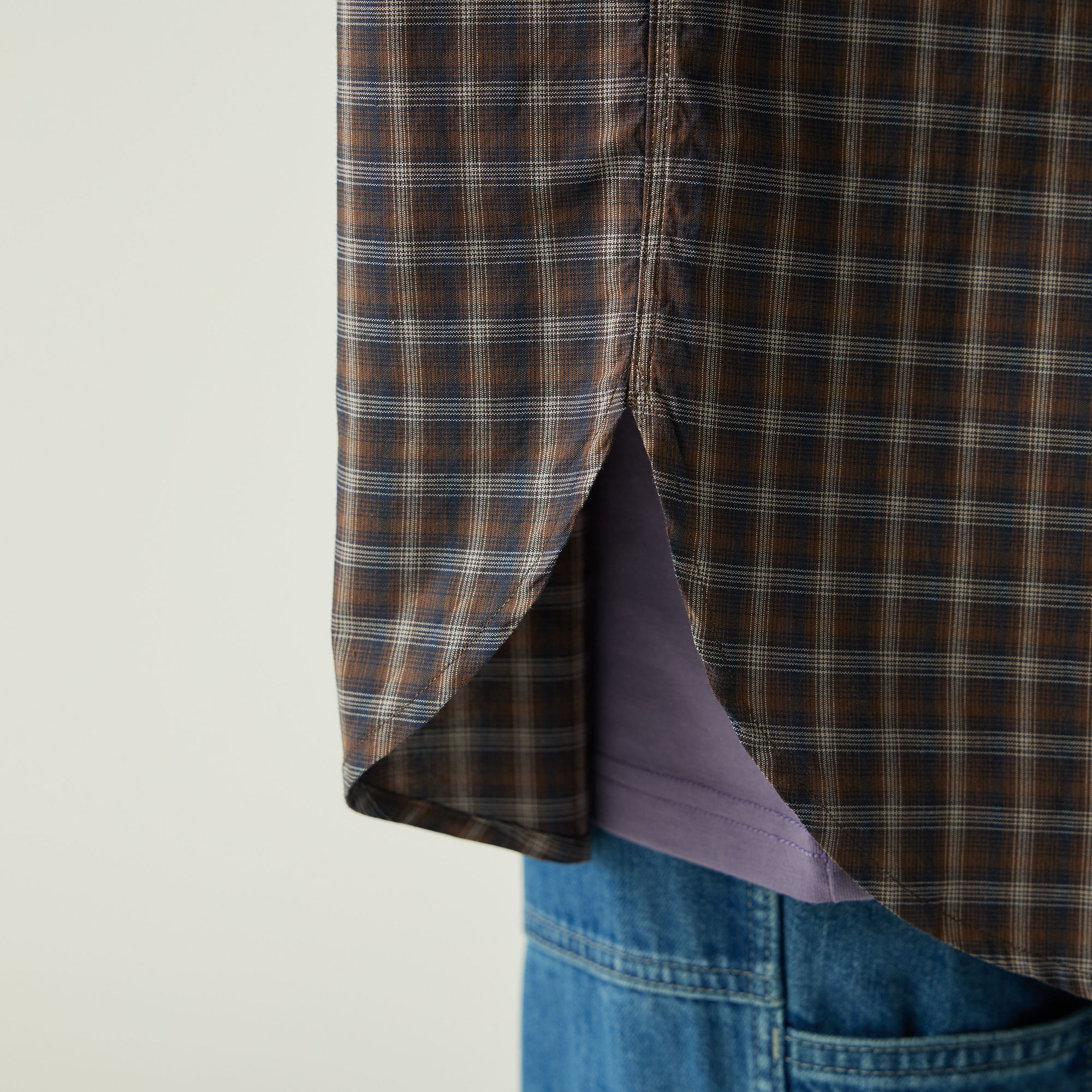 Organic Cotton Ombre Check Shirt - Image 10