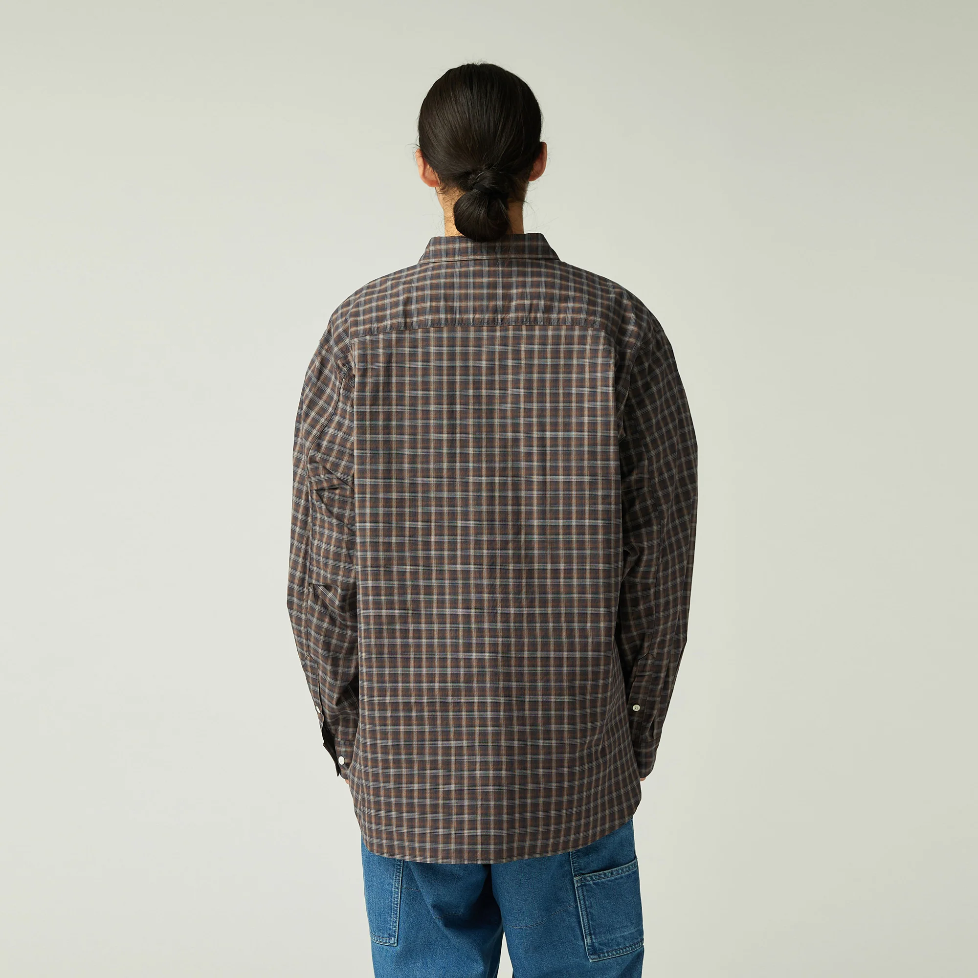Organic Cotton Ombre Check Shirt - Image 7