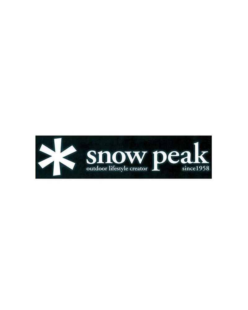 Snow Peak Logo Sticker L