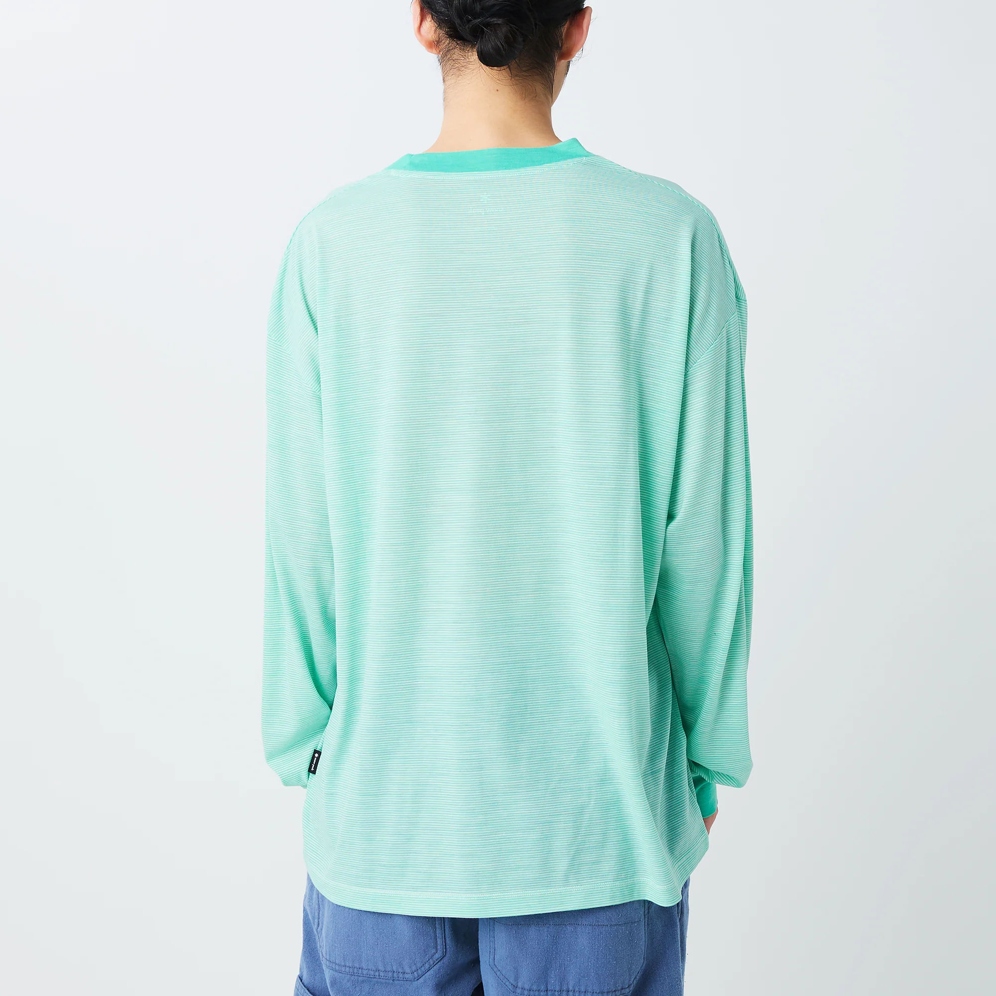 Summer Wool Stripe L/S T-Shirt - Image 5