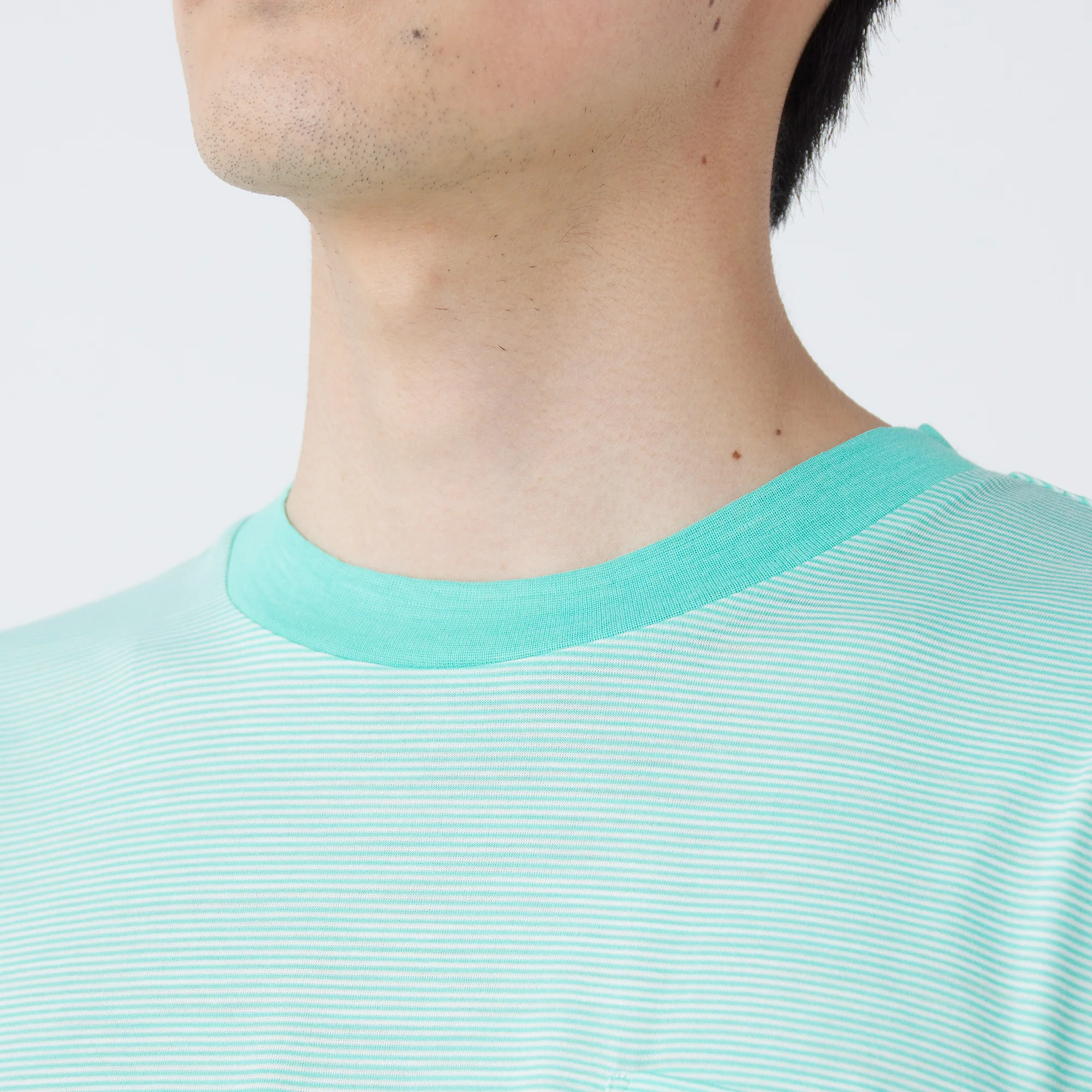 Summer Wool Stripe T-Shirt - Image 8