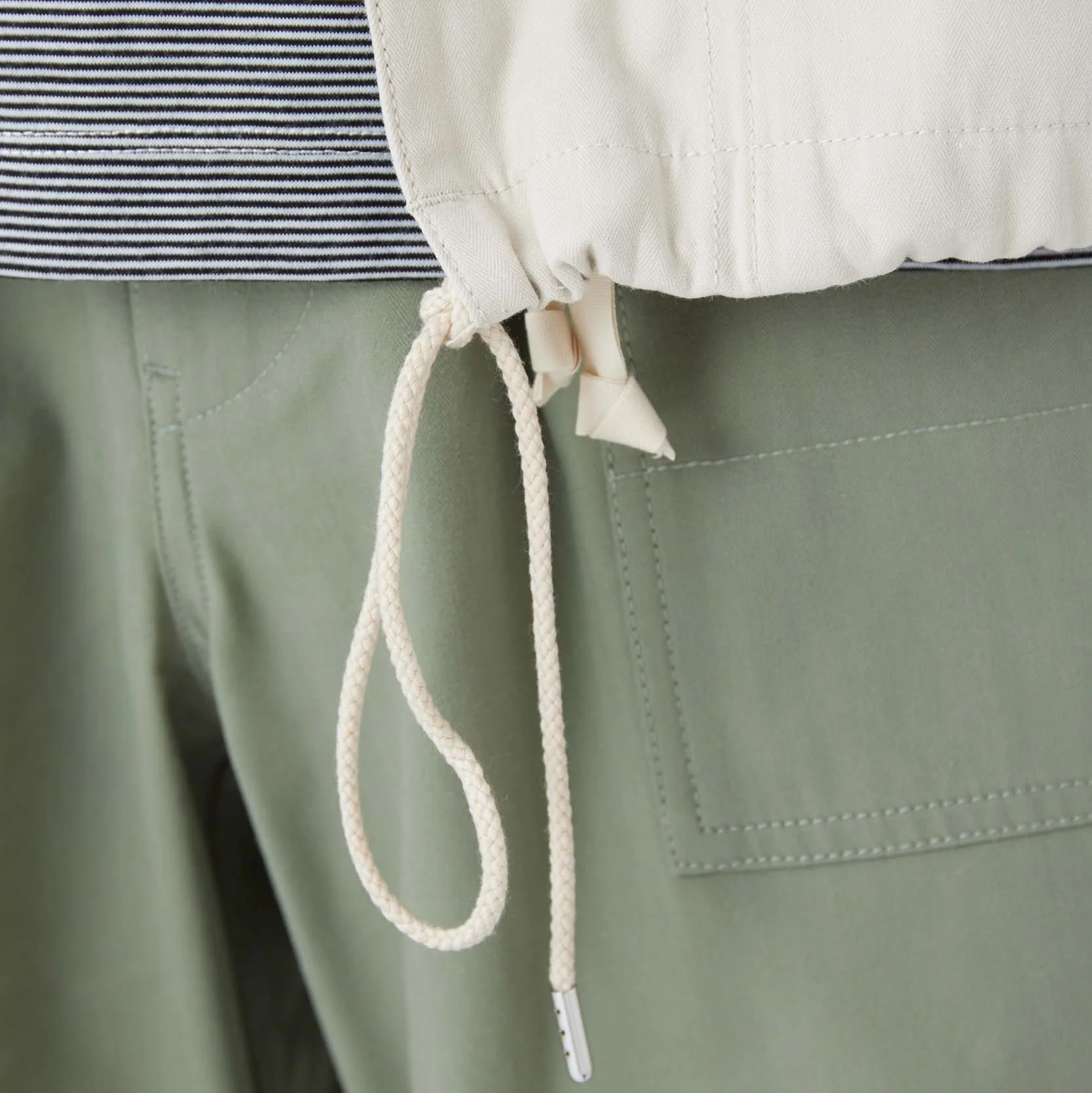 TAKIBI Herringbone Collarless Jacket - Image 14