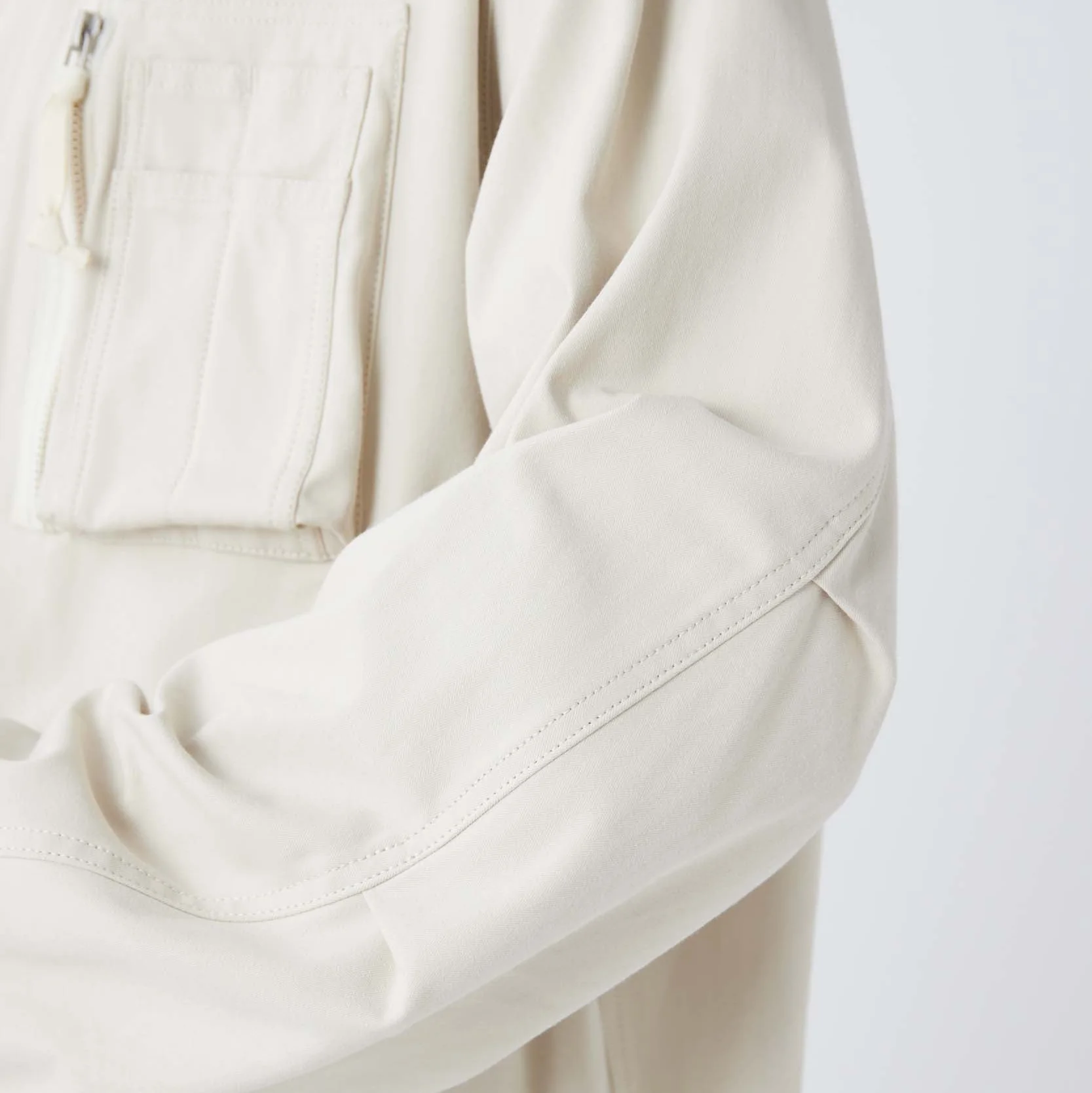 TAKIBI Herringbone Collarless Jacket - Image 18