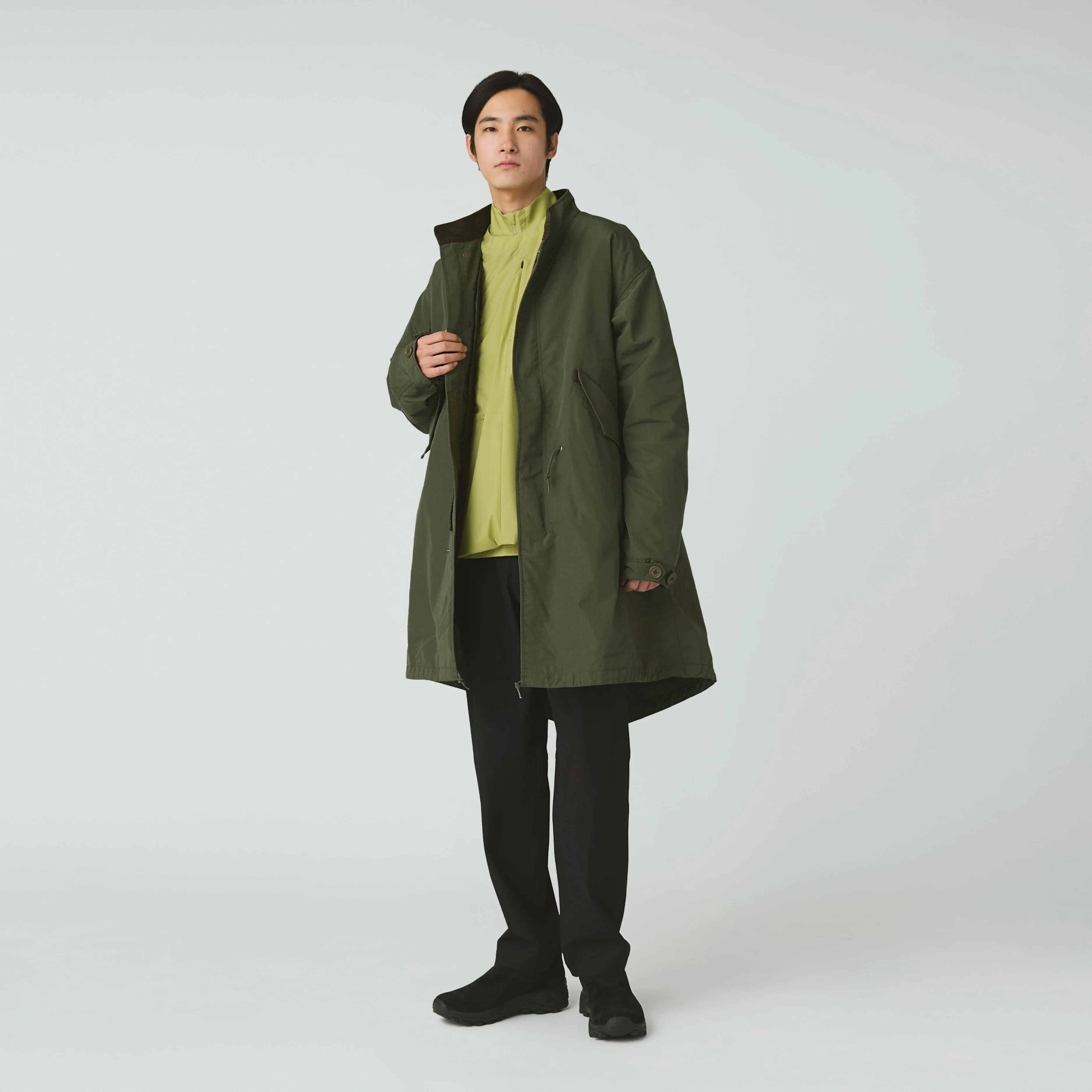 TAKIBI Ripstop Adjustable Fishtail Coat - Image 20