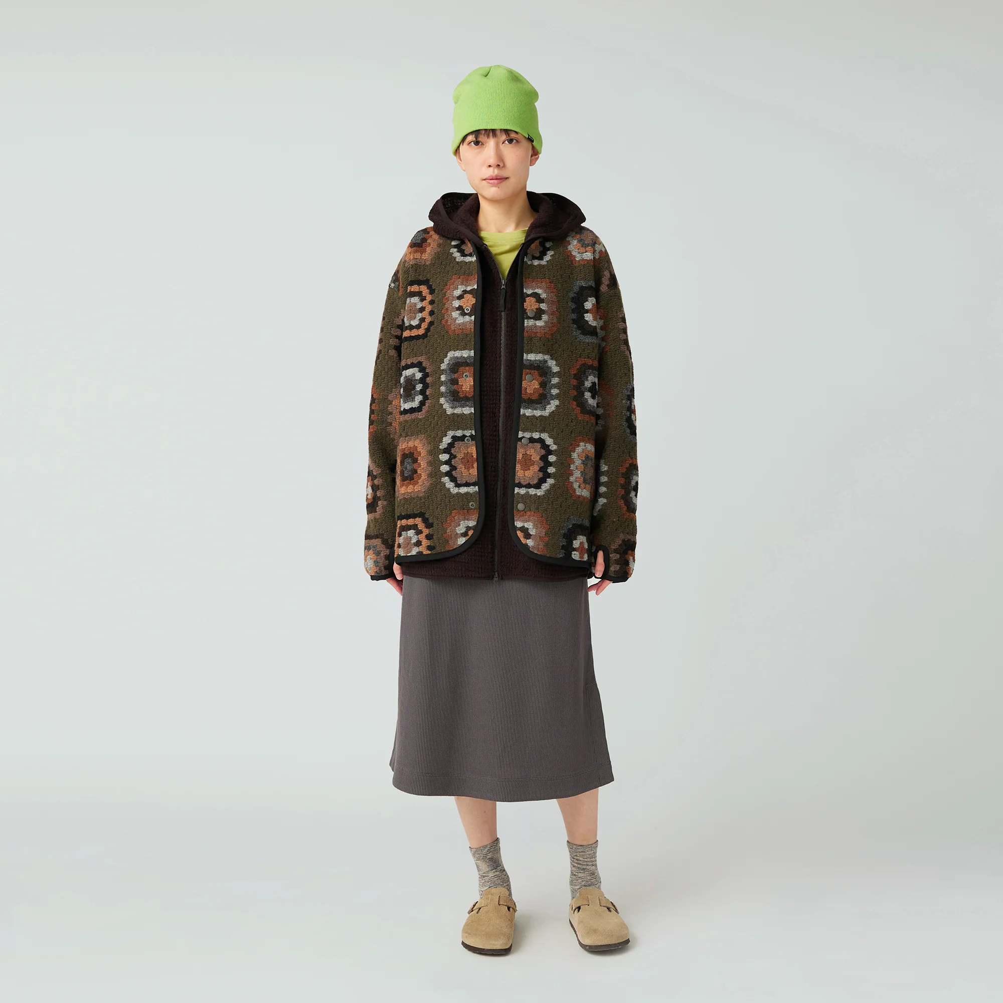 Wool Jacquard Cardigan - Image 10