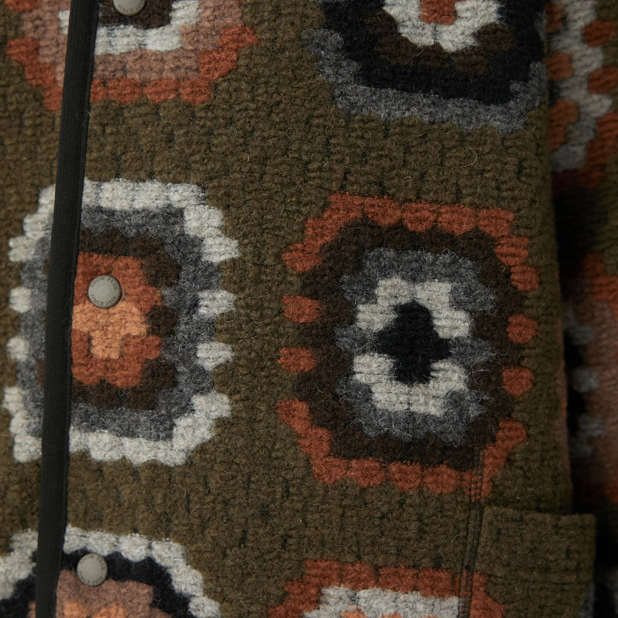 Wool Jacquard Cardigan - Image 14